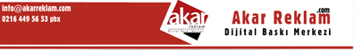 akar reklam online satış mağazası