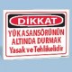 İş Makinesi Asansör Levhaları