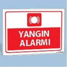 Yangın Alarmı Levhası