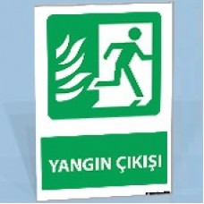 Yangın Çıkışı - Uyarı Tabela